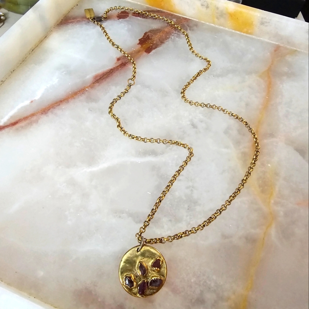 Dani Barbe Raw Ruby Necklace